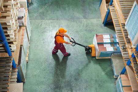 Verladung an einem Industrie-Standort